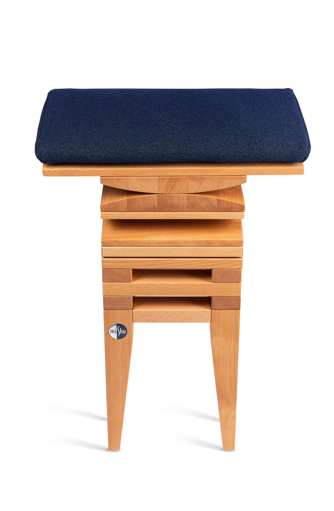 MiShu Stoffkissen Dunkelblau