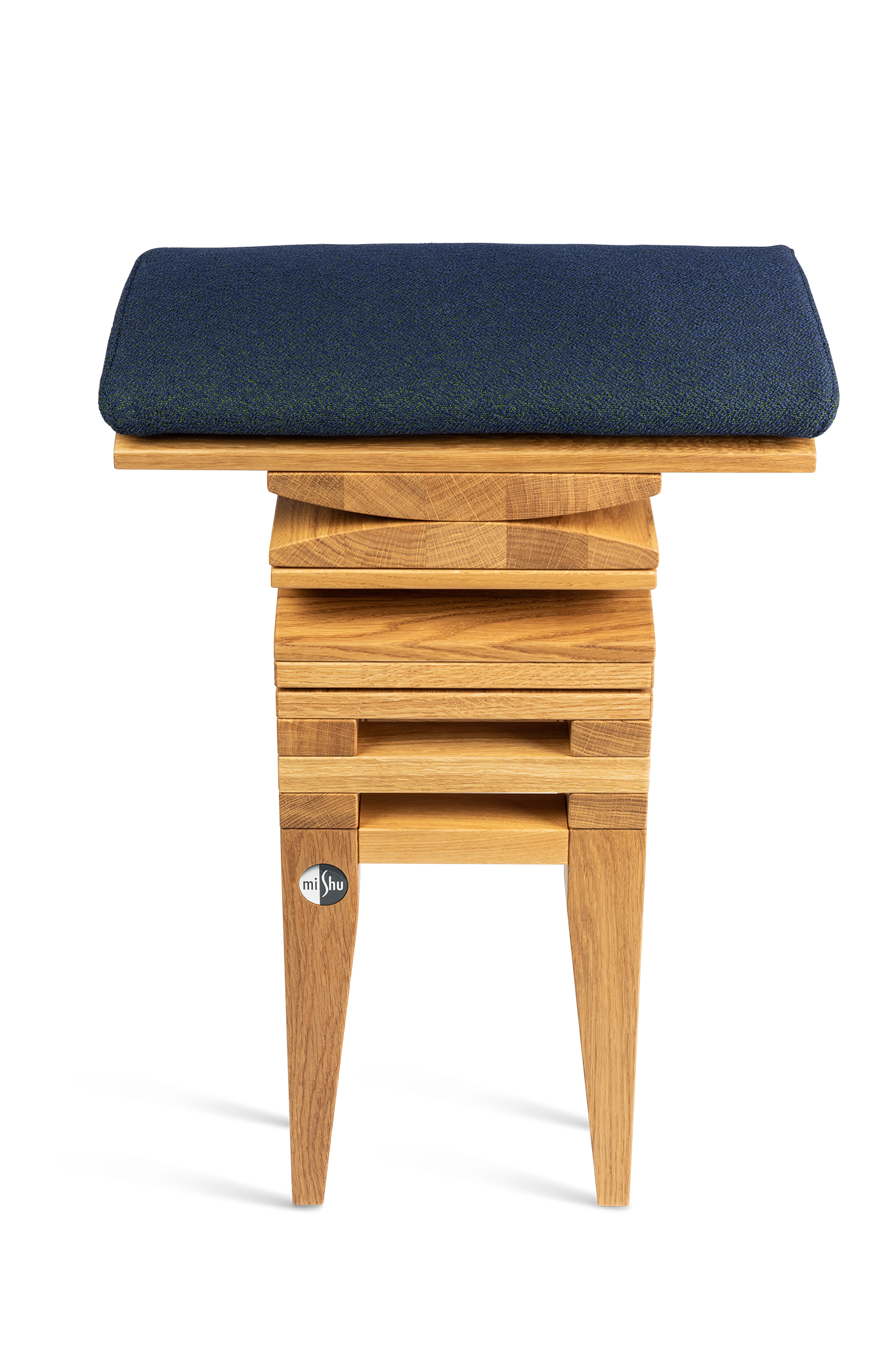 MiShu Stoffkissen Dunkelblau