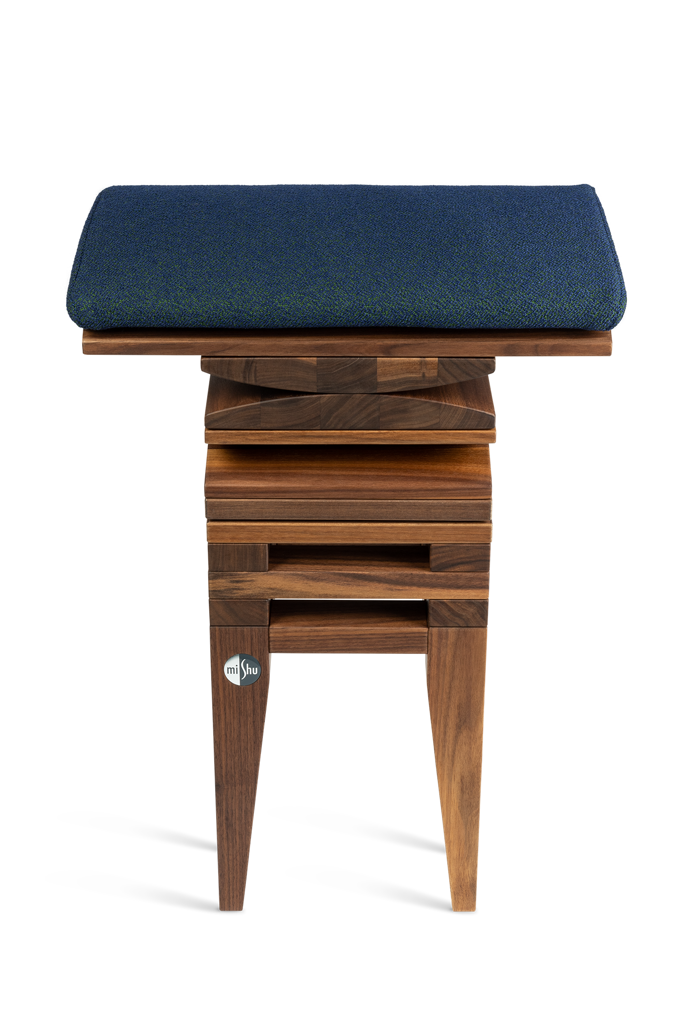 MiShu Stoffkissen Dunkelblau