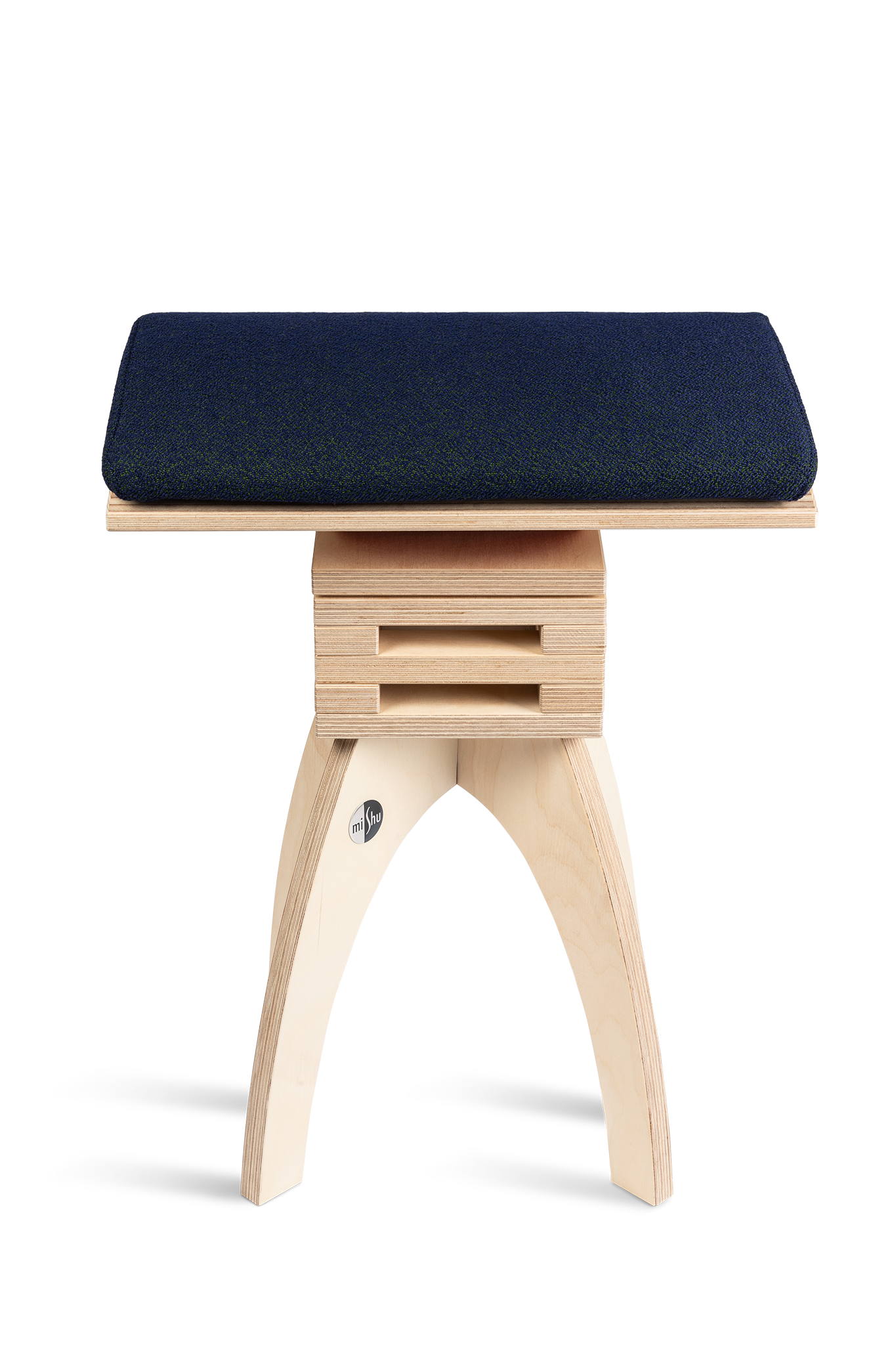 MiShu Stoffkissen Dunkelblau