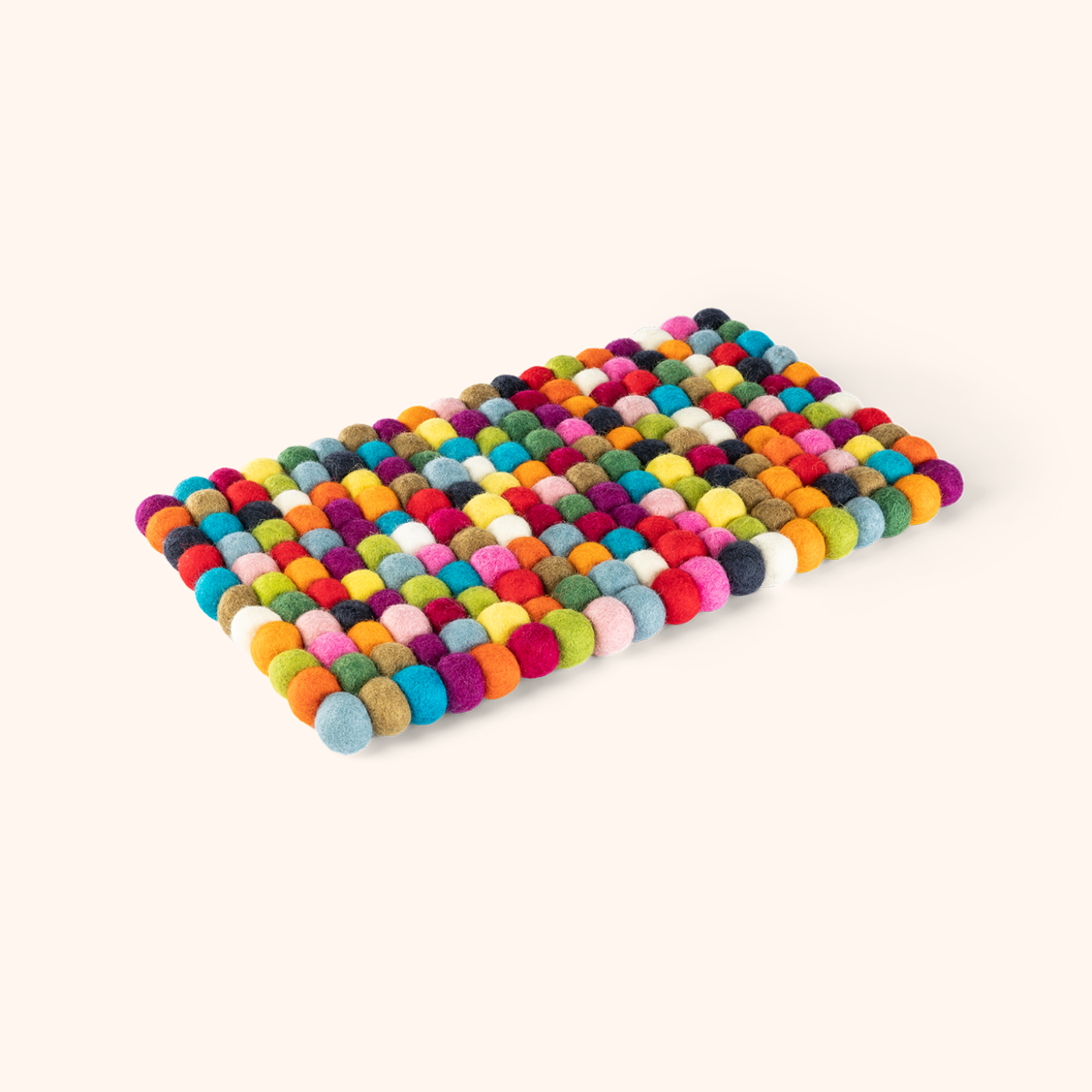Kissen Filz bunt Nahaufnahme