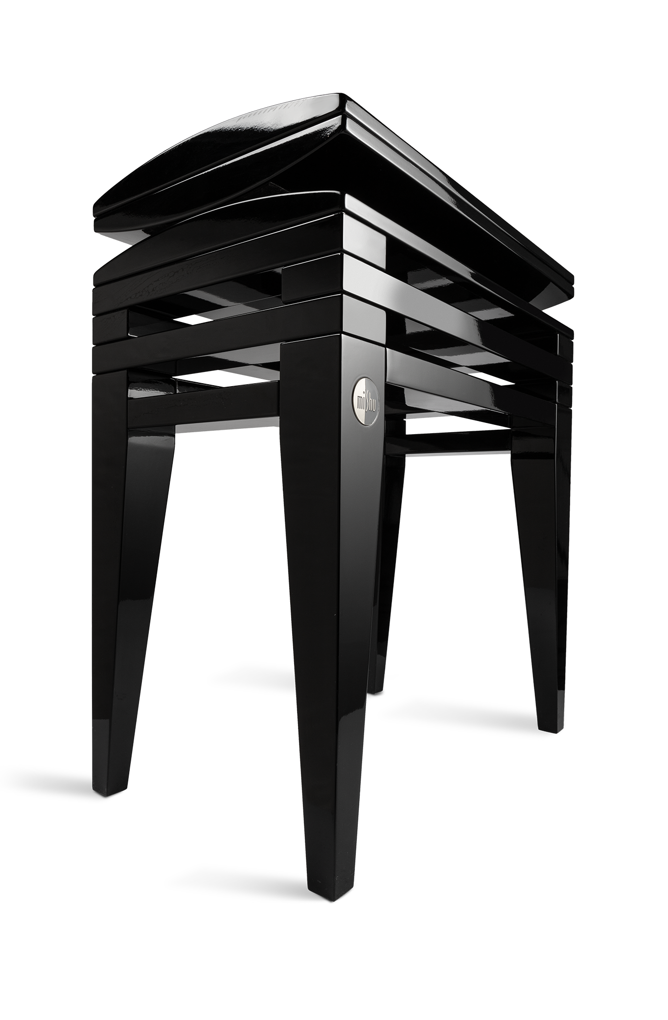 MiShu Klavierbank KLABA - Schwarz