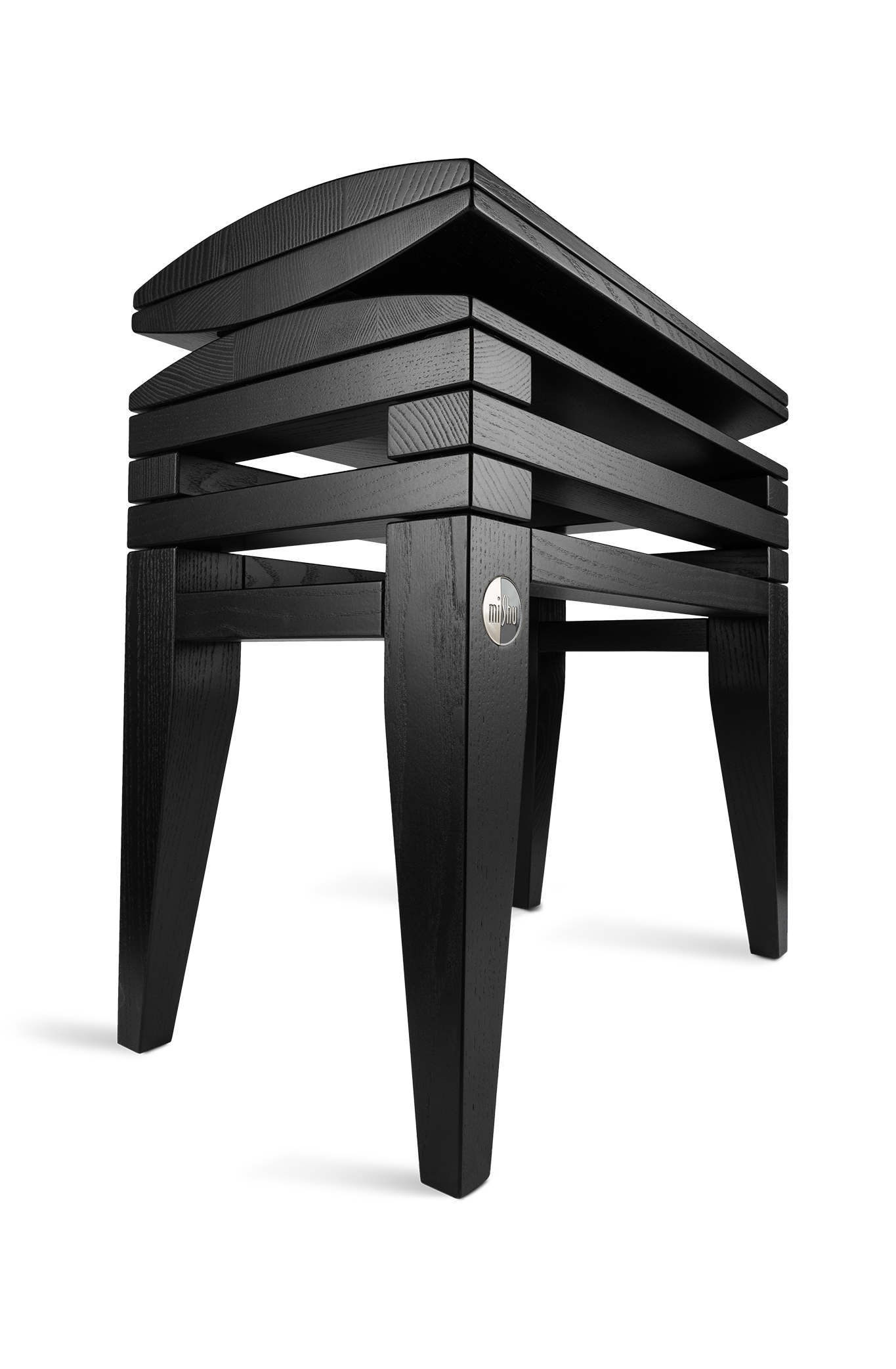 MiShu Klavierbank KLABA - Schwarz