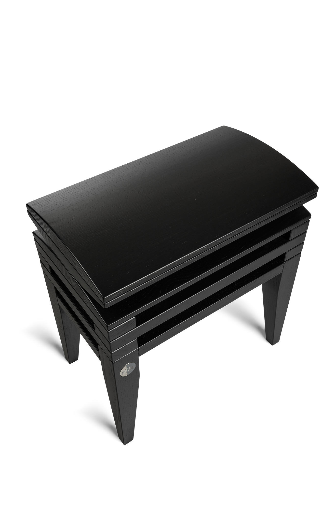 MiShu Klavierbank KLABA - Schwarz