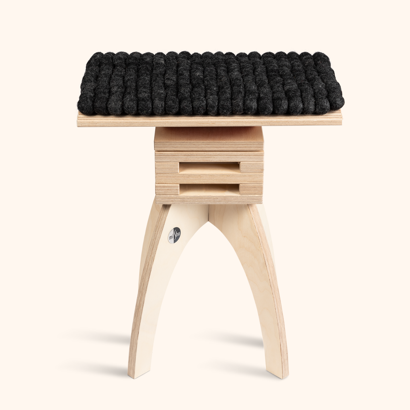 Kissen filzanthrazit auf san 